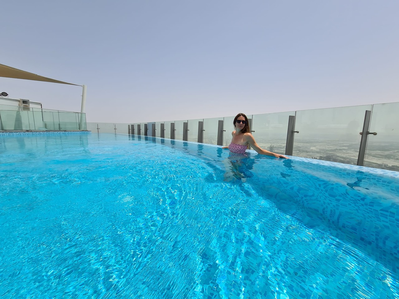Dubai Rooftop Infinity Pool SLS