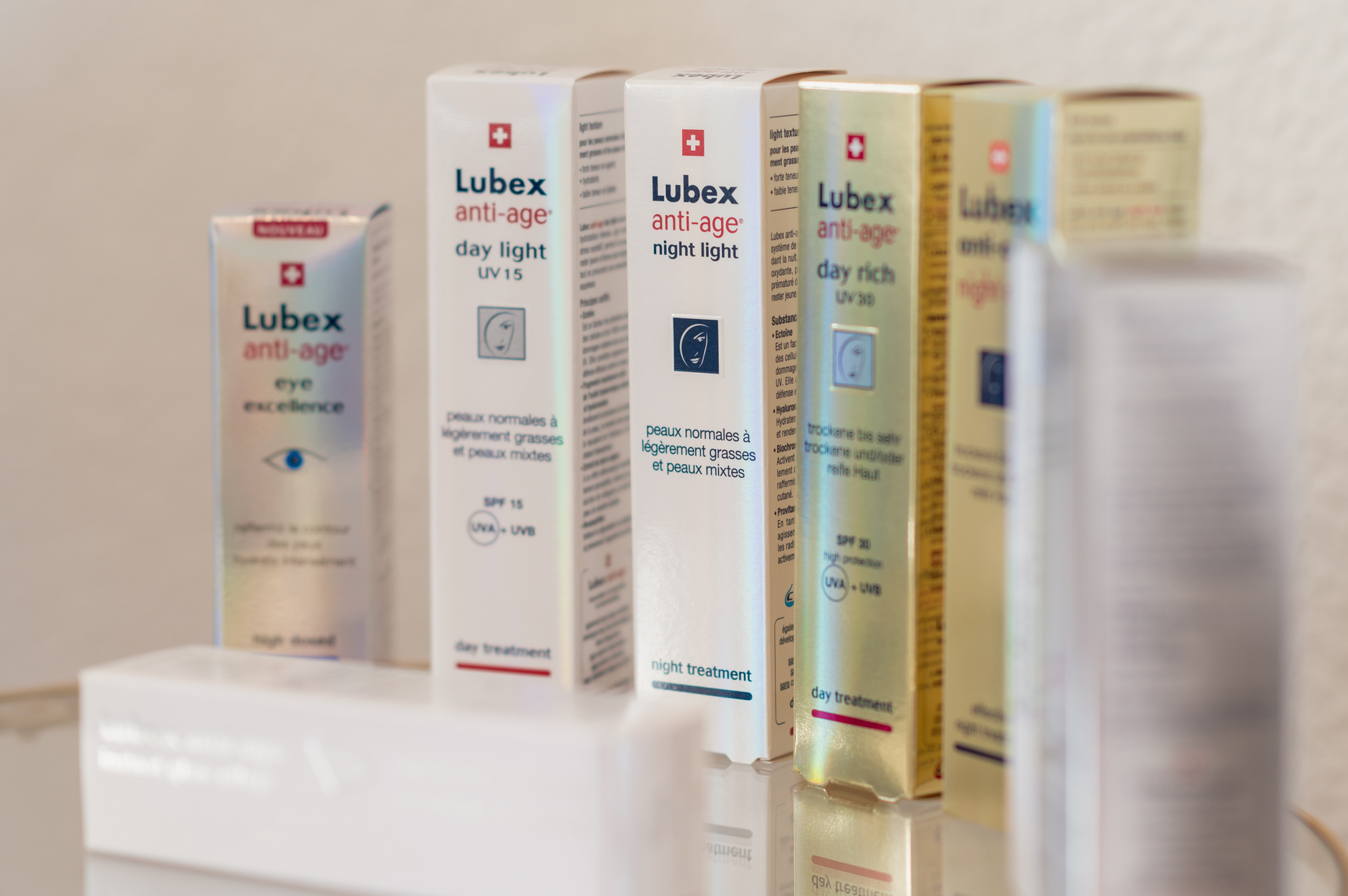 Lubex antiage Produktepalette