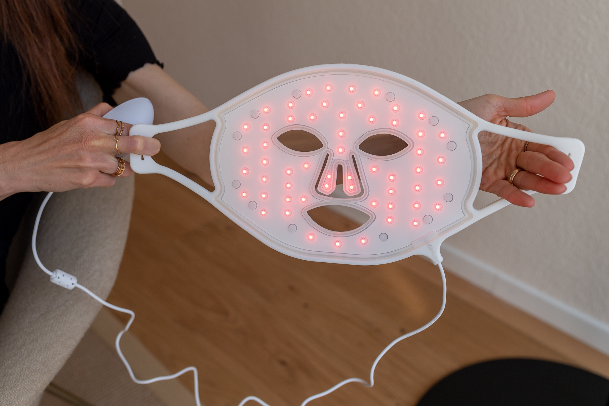 LED Maske mit Licht